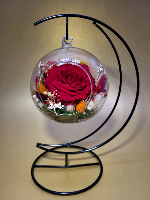 Artifex image - TONGA LARGE WITH STAND  (Timeless Autumn Rose)